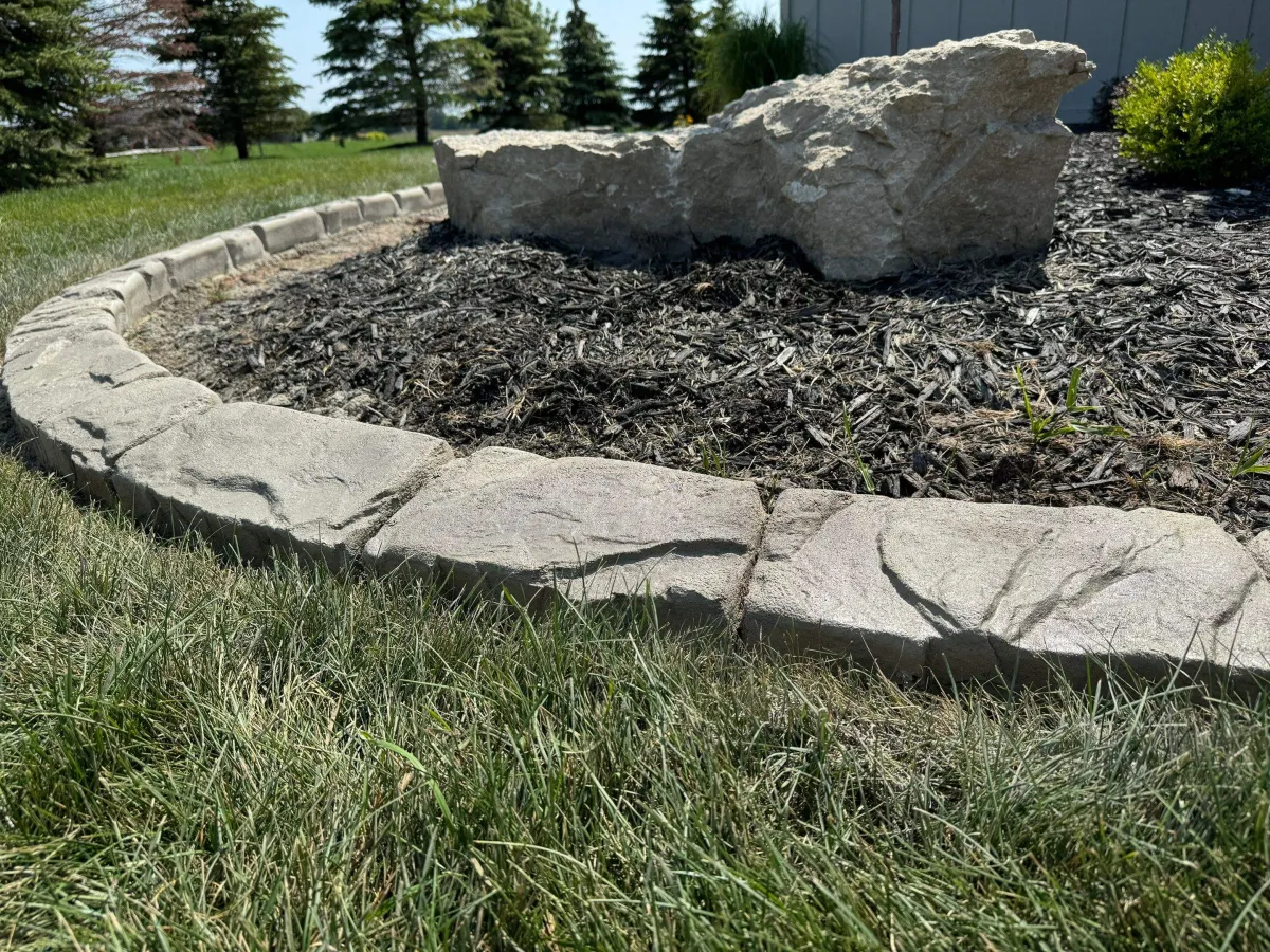 Curbing repair and restoration by Curb Daddy Customs in Central Florida
